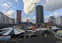 REPORTAGE: Vezelhennep op de Dutch Design Week (DDW) 2024 in Eindhoven Het Ketelhuisplein tijdens Dutch Design Week 2024.