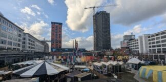 REPORTAGE: Vezelhennep op de Dutch Design Week (DDW) 2024 in Eindhoven Het Ketelhuisplein tijdens Dutch Design Week 2024.