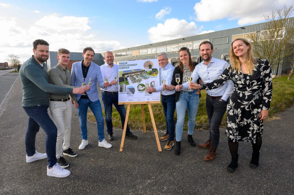 Vezelhennepfabriek GreenInclusive in Drachten Friesland